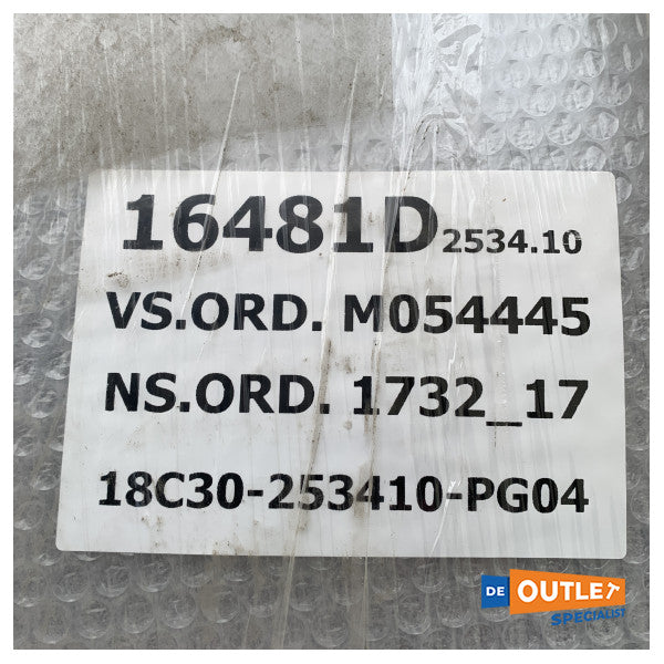 オパックマーレ 2534 開放コンパニオンウェイ|フライブリッジ・ハッチ - 2534.10.00