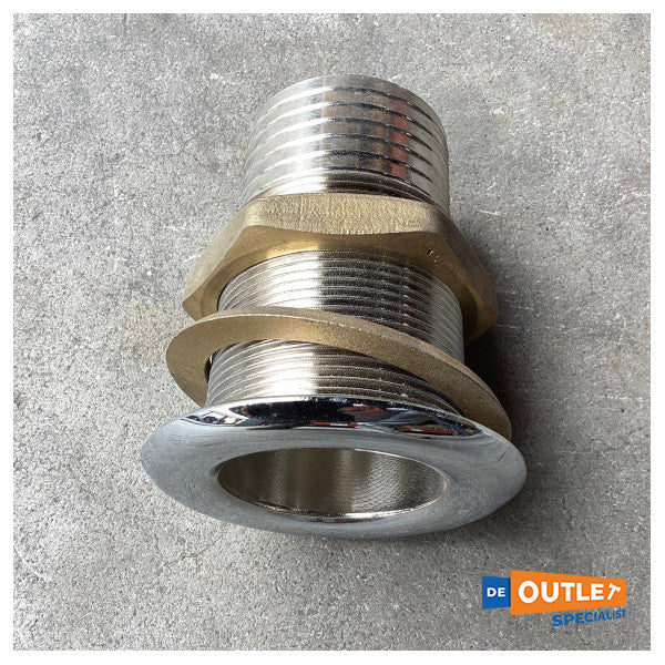 Scafo a canale Amare da 2 pollici in acciaio inox - 17.423.06