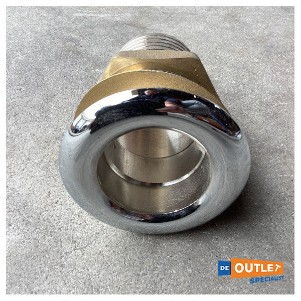 Scafo a canale Amare da 2 pollici in acciaio inox - 17.423.06