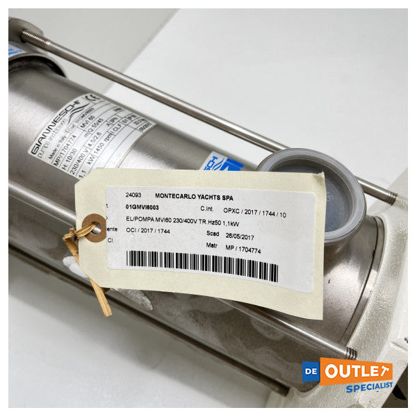 Gianneschi självansugande enskruvspump 230V - MVI60