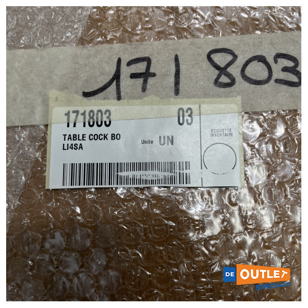 Сгъваема маса за кокпита Jeanneau Leader 46 | 120 x 96 cm - 171803