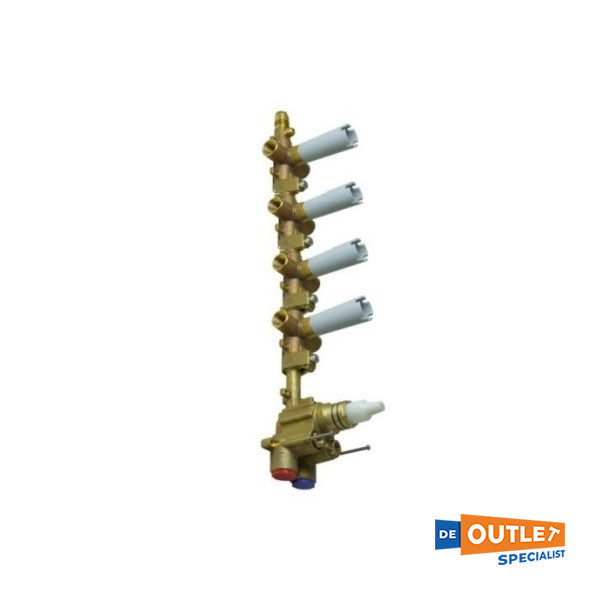 Универсален термостатичен душ вентил Zucchetti със скрит модул - R99793