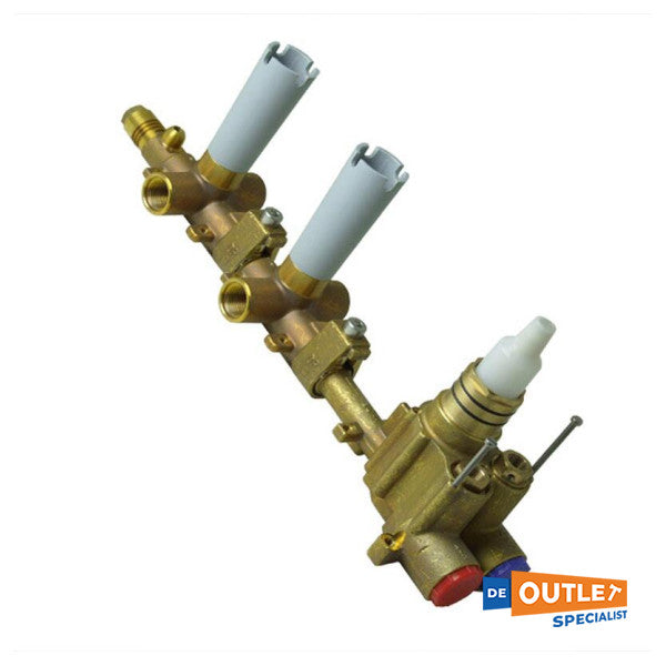 Uniwersalny termostatyczny zawór prysznicowy Zucchetti z modułem podtynkowym - R99631