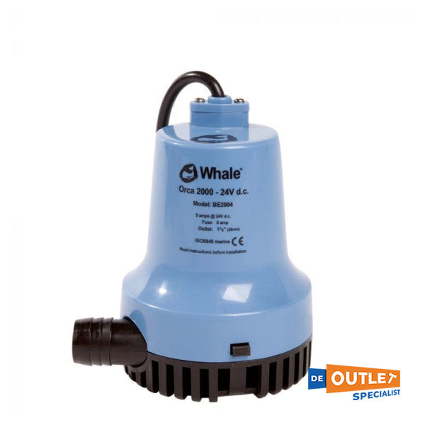 Whale Orca 2000 Electric Bilpump 24V 126 L Min - Be2004
