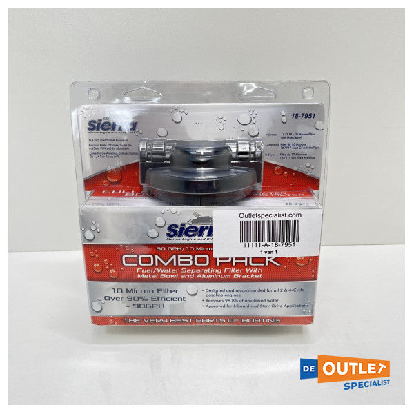 Sierra combo pack separador de combustível e água - 18-7951