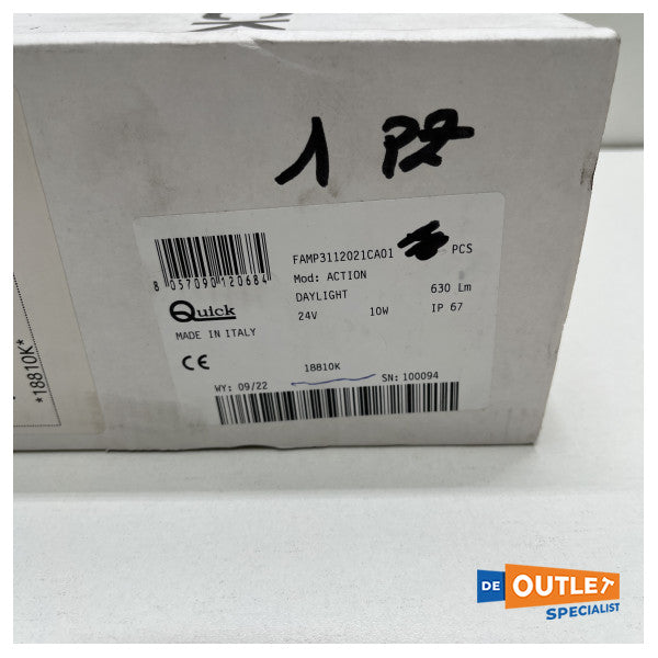 Lampka LED do montażu powierzchniowego Quick Action 24V - FAMP311202021CA01