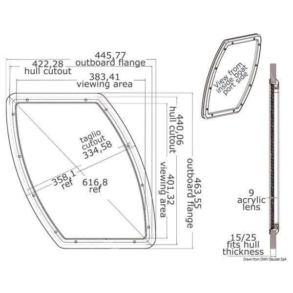 Портал от неръждаема стомана Bomar Flagship - 19.221.05