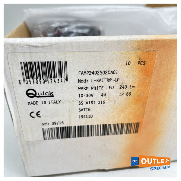 Quick Kai LED Downlight Spot 12 / 24V 4W - FAMP2492S02CA01
