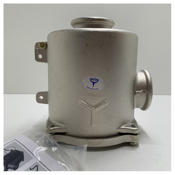 Filtro per acqua di mare Maestrini 2006L in bronzo da 2,5 pollici