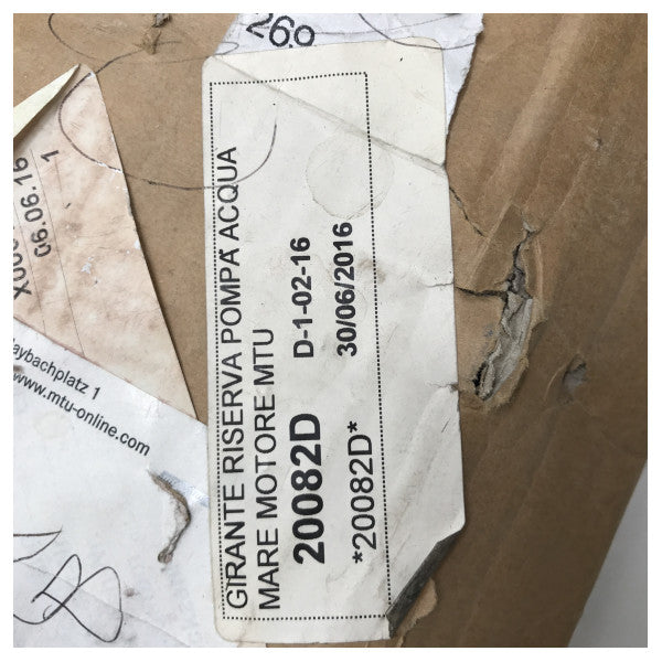 Набір робочих коліс MTU з бронзової відцентрової сировини | морської води - X00017269