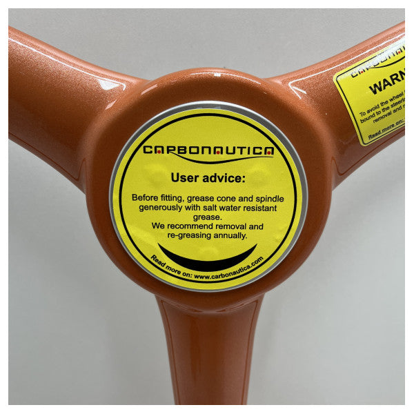 Кермо Carbonautica Sport grp 800 мм помаранчевий