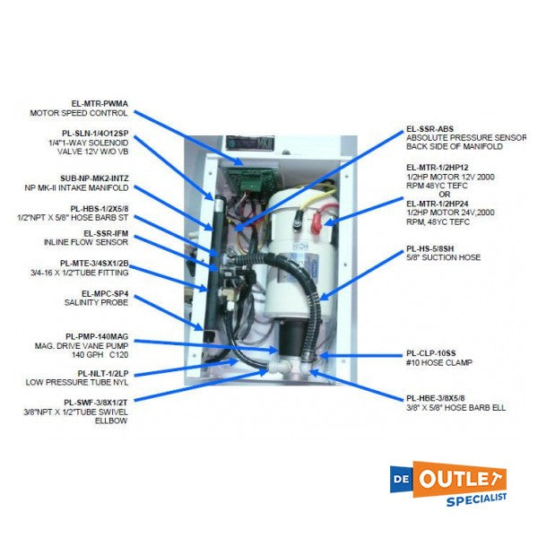 Spectra Newport MK2 insugningsrör - 22524L