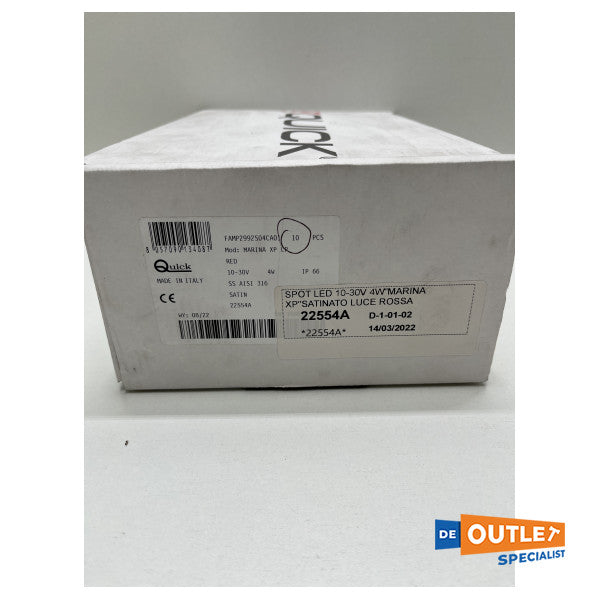 Brza Marina XP LP crveni LED SLUGE SPOT 12/24V - FAmp2992S04CA01