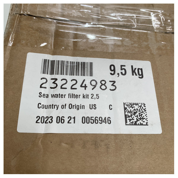 Сітчастий фільтр для морської води Volvo Penta 2,5-дюймовий | комплект фільтрів - 23224983