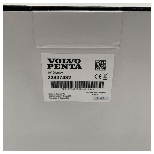 Monitor de ponte de vidro Garmin Volvo Penta de 10 polegadas - 23437482