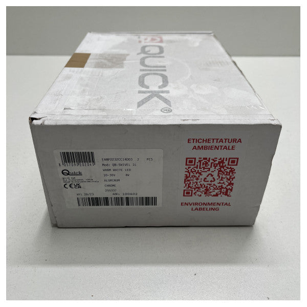 Quick QB-SWIVEL 1L ruostumaton teräs LED-valaistus 12/24V