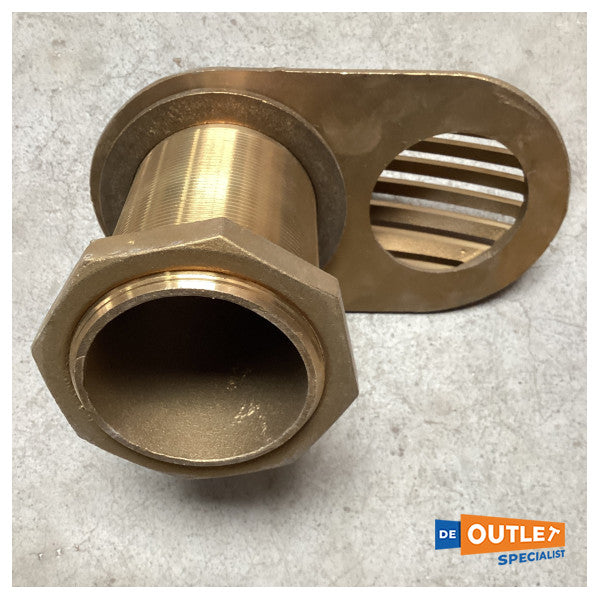 2,5-инчов бронзов вход за вода през корпуса - серия 2600 на Groco