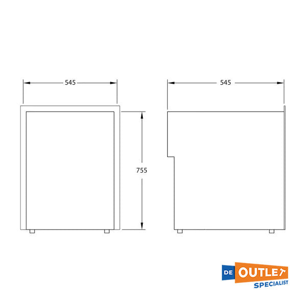 Isoterm Cruise 130 Drink 130L Rustfritt stål Kompressor kjøleskap 12/24V