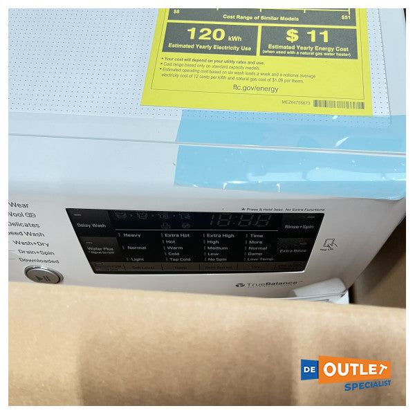 Kompaktowa pralko-suszarka LG - WM3488HS