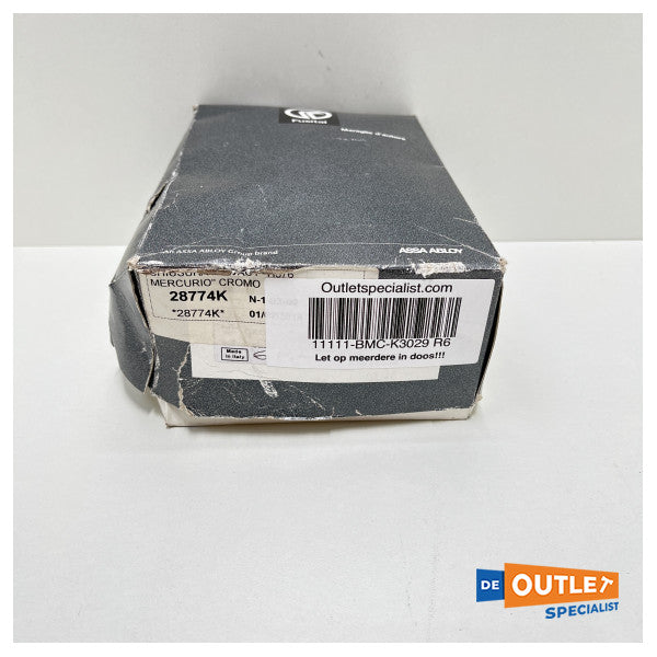 Zamek do drzwi Valli and Valli Fusital K3029 R6 chrom - satyna