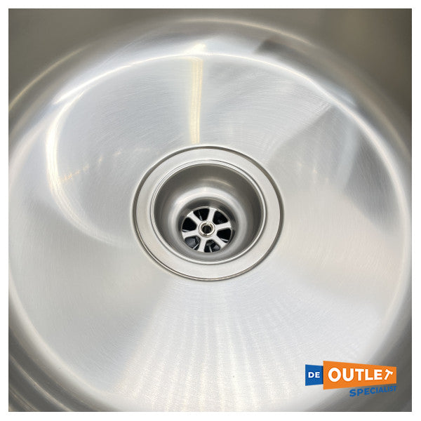 Alpes VS35-D 350 mm undermonterad rostfri rund diskho i stål