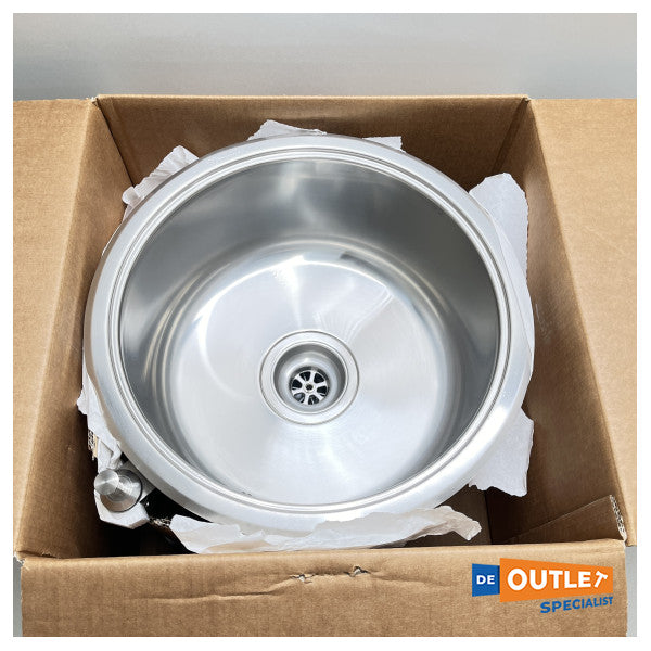 Alpes VS35-D 350 mm undermonterad rostfri rund diskho i stål