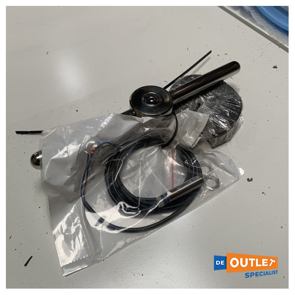 Calistri Giancinto SNC водонепроникні двері машинного відділення з замком білі 1400 x 570 мм