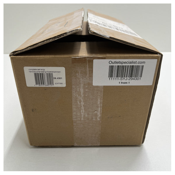 Wiesbaden komplet håndbrusersæt krom - 294301