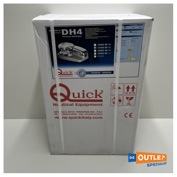Ηλεκτρικό βαρούλκο άγκυρας Quick DH4 1700W | 24V | 12 mm - FSDR17240012A00