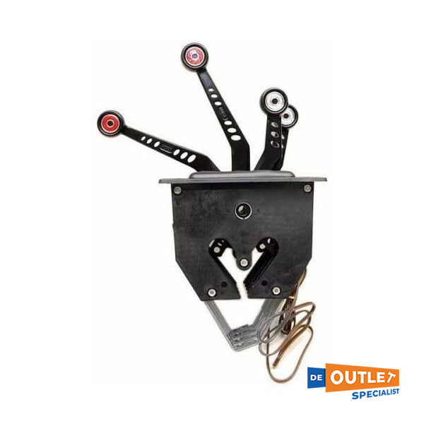 Teleflex My Flush Double Motor Control Liver Chrome - 311122-560