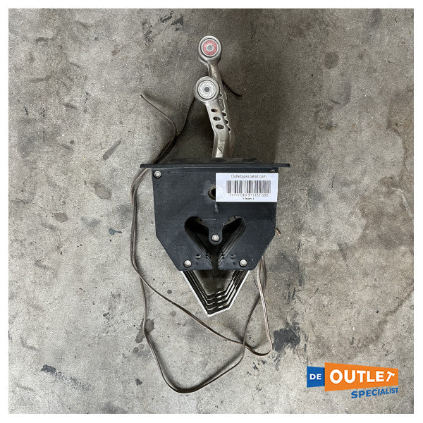 Teleflex My Flush Double Motor Control Liver Chrome - 311122-560