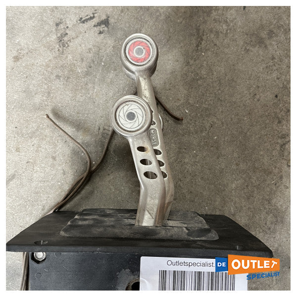 Teleflex MY Flush двоен лост за управление на двигателя, хром - 311122-560