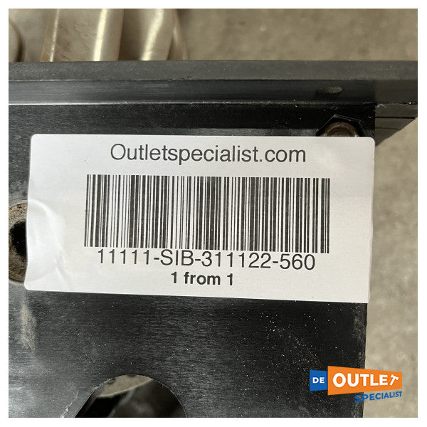 Teleflex MY Flush двоен лост за управление на двигателя, хром - 311122-560