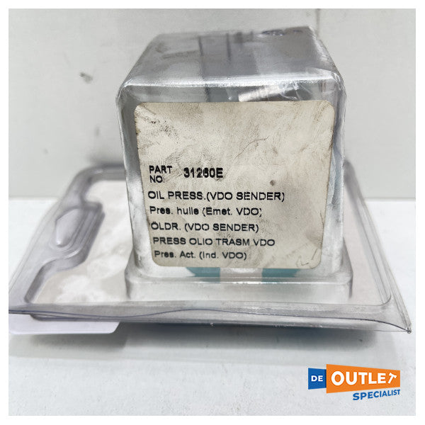 Αισθητήρας πίεσης λαδιού Teleflex λευκό 5 bar - 31260E