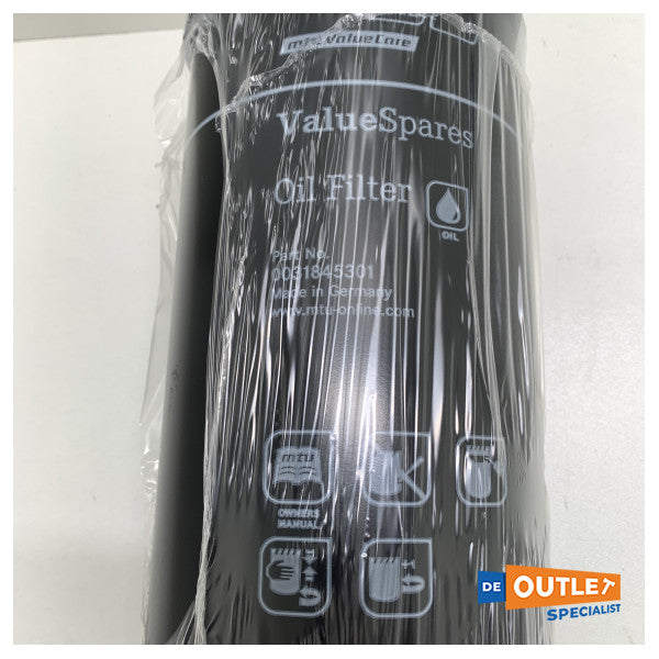 MTU filtro olio originale twist-on nero - 0031845301