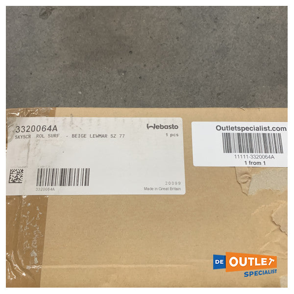 Webasto lewmar size 77 bež skyscreen - 3320064a