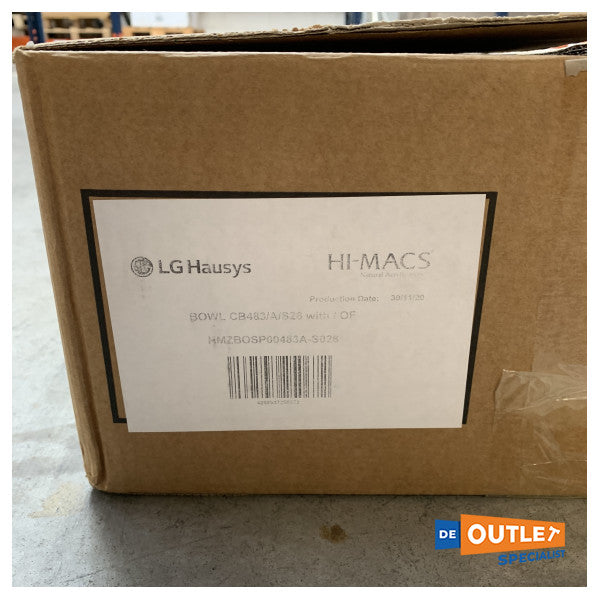 Мийка підлогова Baars and Bloemhoff біла 400 x 320 - CB483 S-28