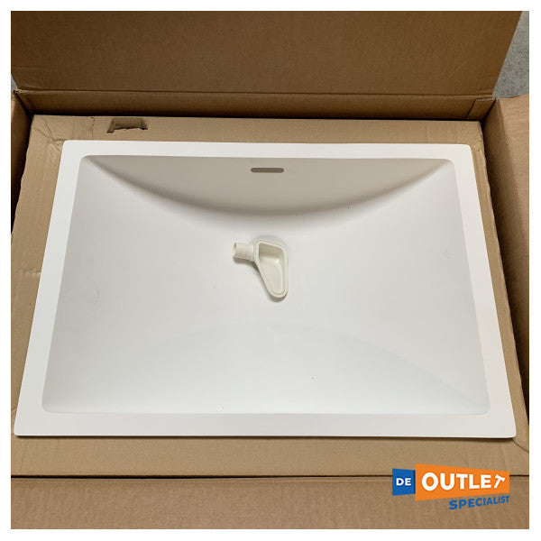 Мийка підлогова Baars and Bloemhoff біла 400 x 320 - CB483 S-28