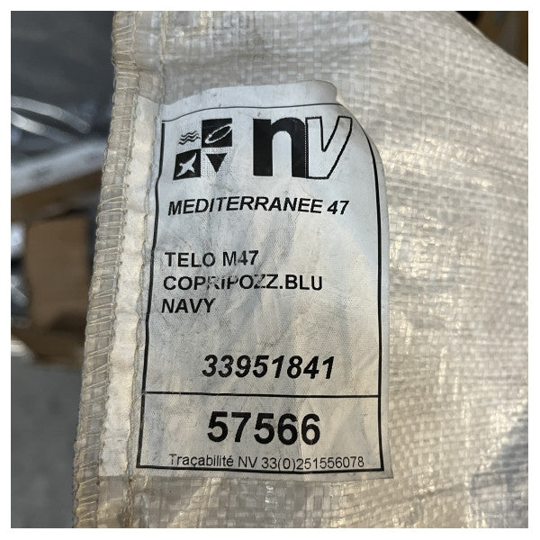 クランチ NV用品 メディテラネ47 コックピットカバー ネイビーブルー