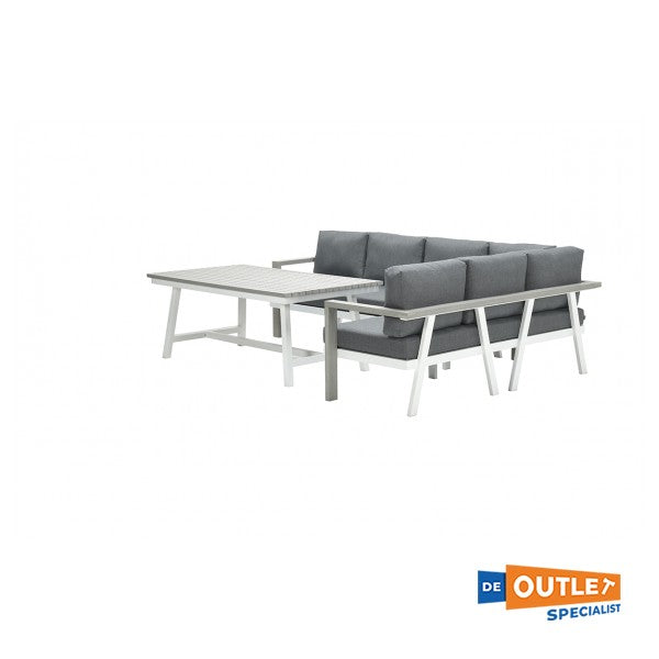 Garden Impressions 6-persoons vironwood vintage dining/loungeset antraciet