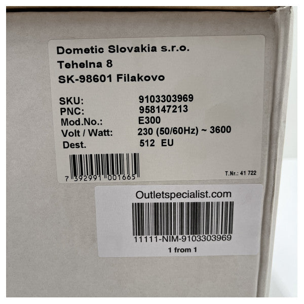 Dometic Origo E300 3 -Cerámico Ceramic Hob Negro - 9103303969