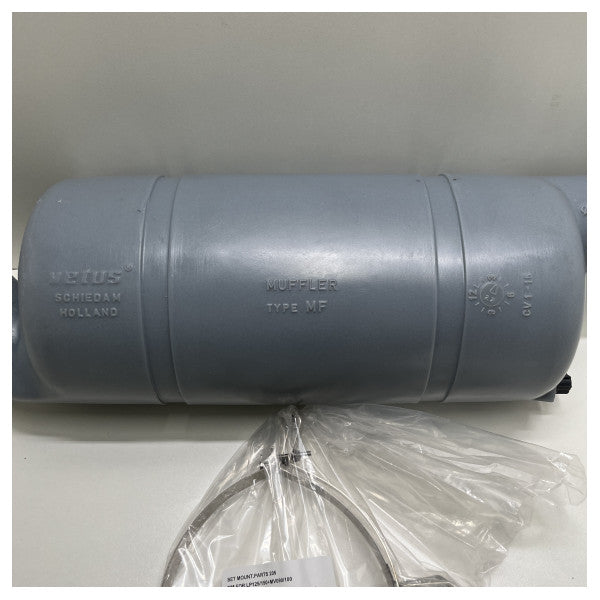 Tłumik wydechu Vetus MF 90 mm | tłumik 13L - MF090