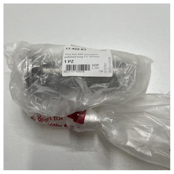 Osculati από ανοξείδωτο ατσάλι, δερματική ροδέλα μακρύ 107 mm - 17.422.83