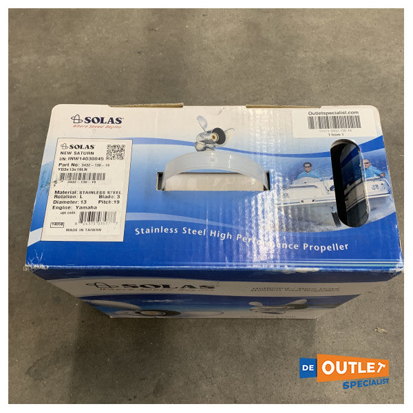 SOLAS YD3X 13 X 19 LN Stainless Steel Squerer-3432-130-19