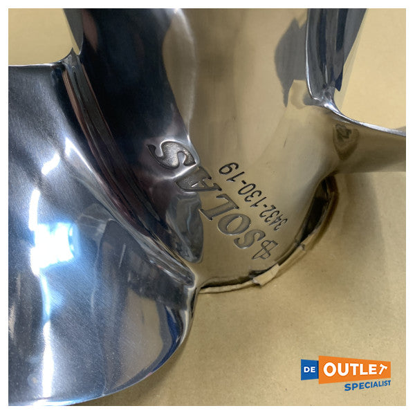 SOLAS YD3X 13 X 19 LN Stainless Steel Squerer-3432-130-19