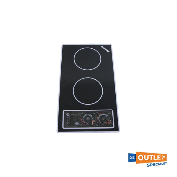Kenyon Silken 2 build-in electric 2-zone hob 230V