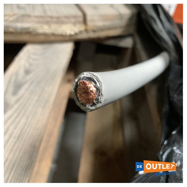 Ролка TT Cables 70 mm2 кабел за акумулаторни батерии бял 149 метра - FG16R16-70