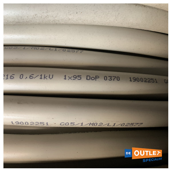 Rol TT Cables 95 mm2 accukabel 220 meter wit - FG16R16-95