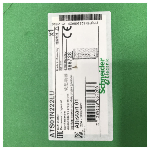 Schneider Electric Altistart SoftStart 22A | 230V | 4 - 5,5 кВт - ATS01N222LU