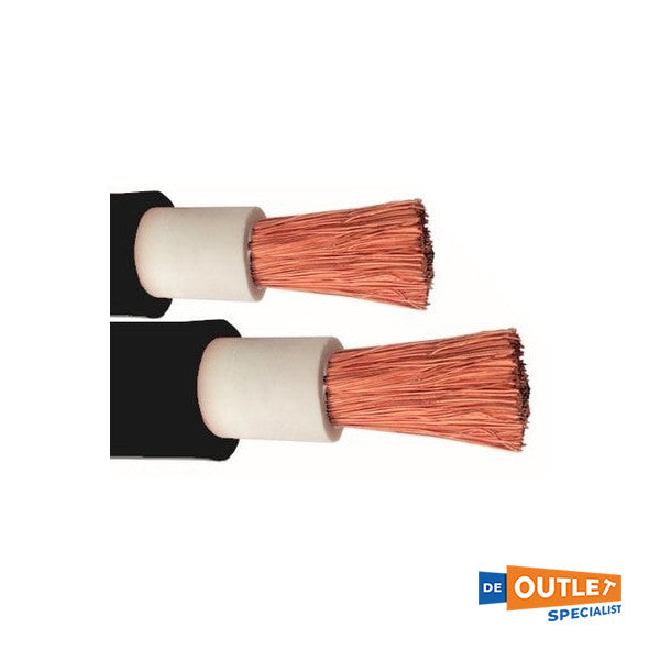 Rol Accukabel zwart 120 mm2 44 meter zwart